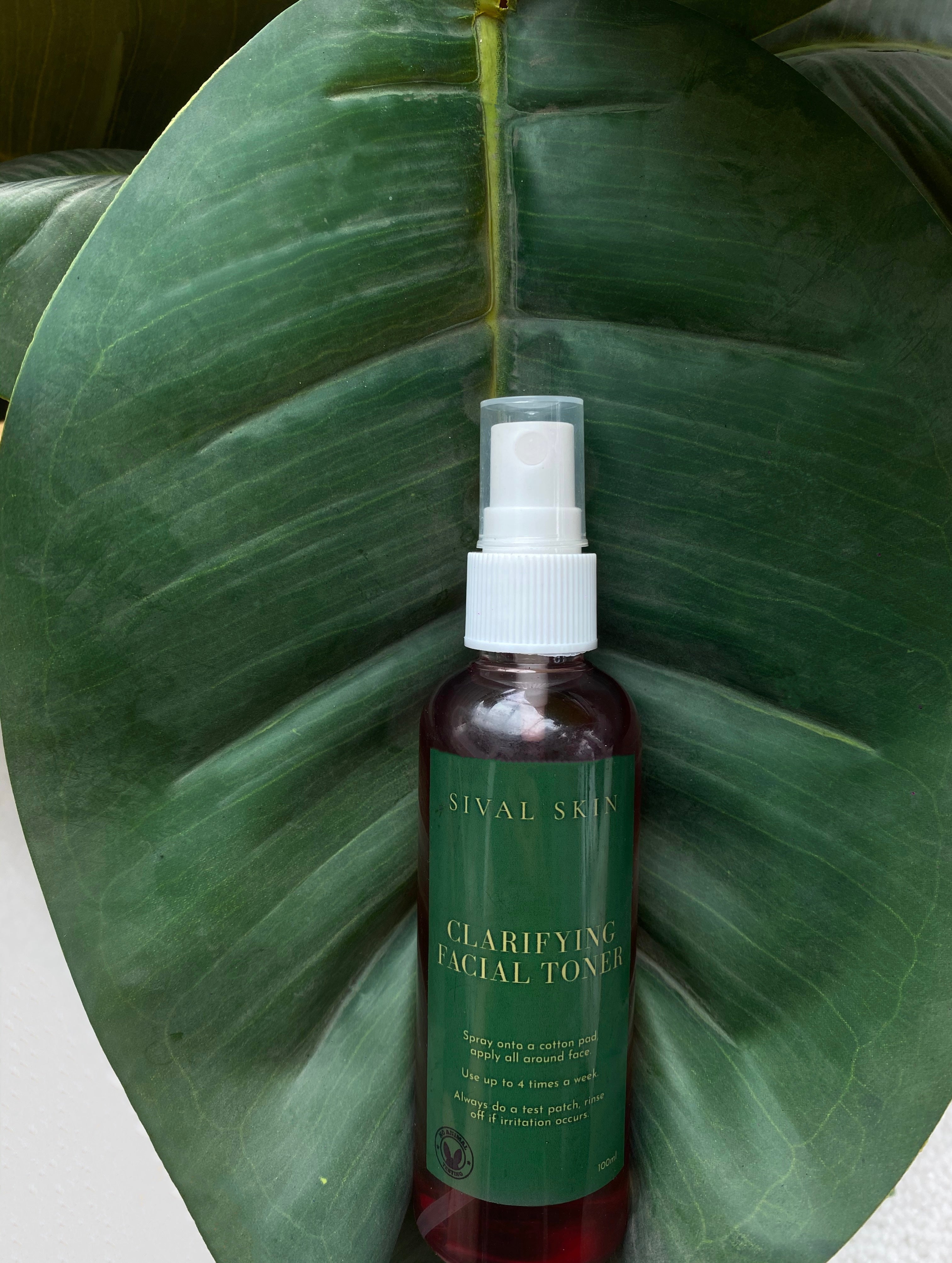 Lotion tonique clarifiante pour le visage